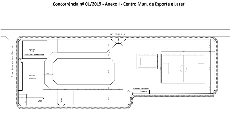 Concorrência para Concessão de Uso do Centro de Esporte e Lazer 